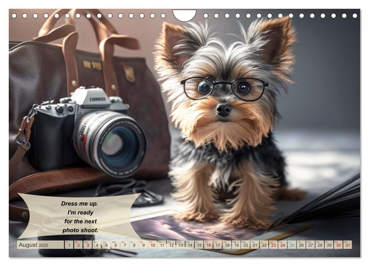 Bild: 9781325986002 | Great fun for Yorkshire Terrier lovers (Wall Calendar 2025 DIN A4...