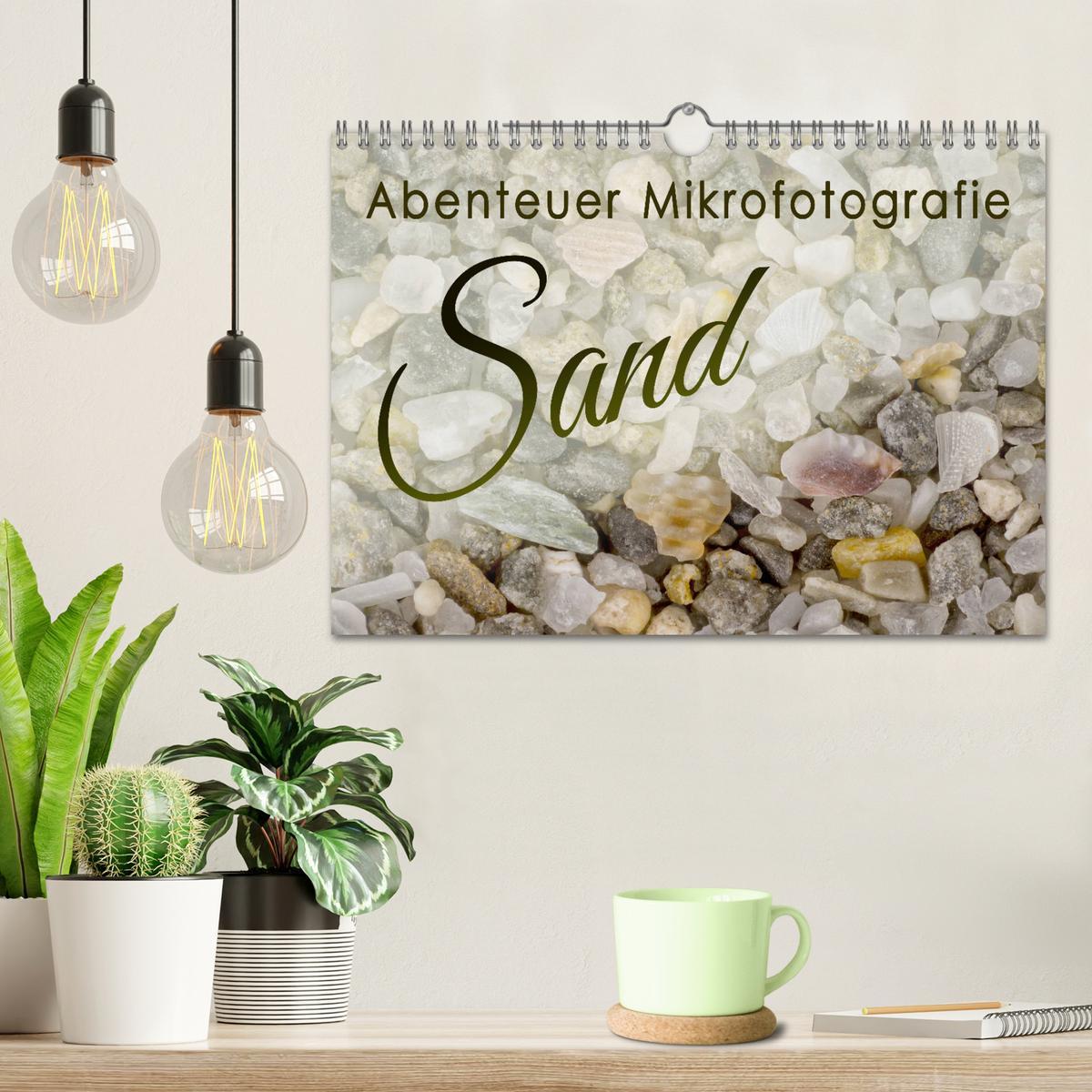 Bild: 9783435135479 | Abenteuer Mikrofotografie Sand (Wandkalender 2025 DIN A4 quer),...