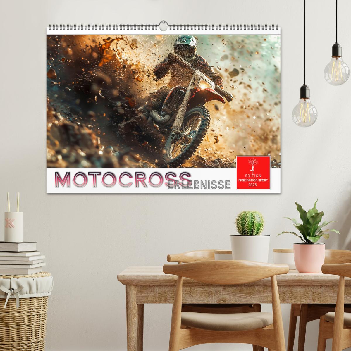 Bild: 9783457148044 | Motocross Erlebnisse (Wandkalender 2025 DIN A2 quer), CALVENDO...