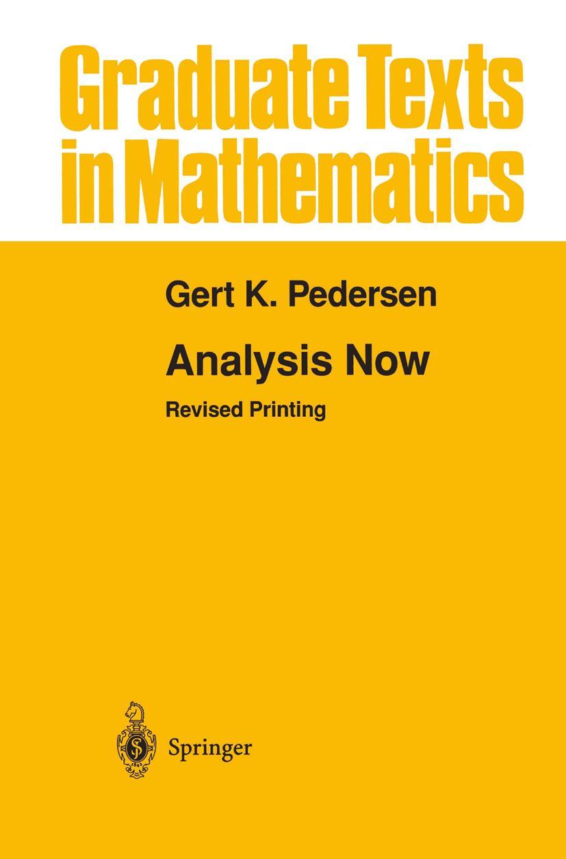 Cover: 9781461269816 | Analysis Now | Gert K. Pedersen | Taschenbuch | xiv | Englisch | 2012