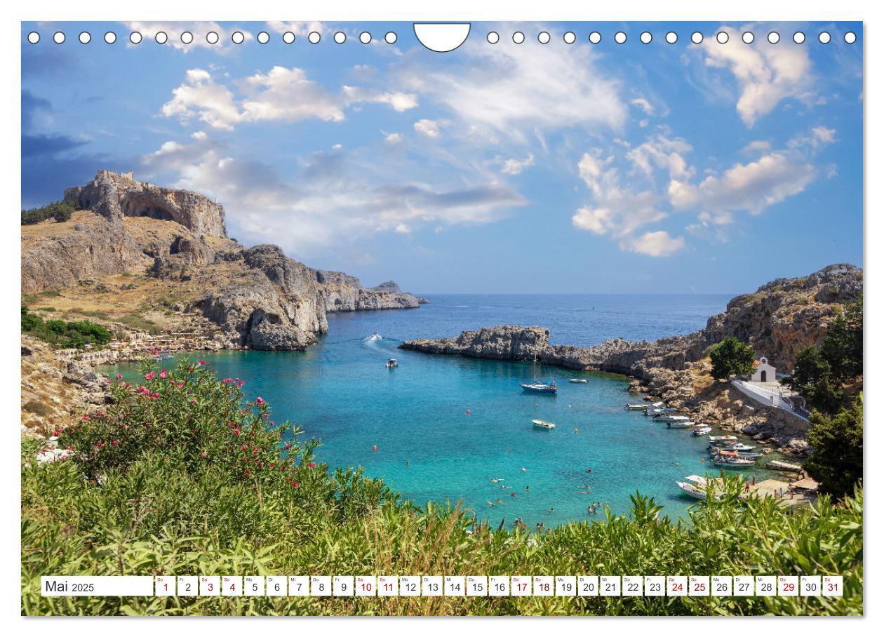 Bild: 9783383845956 | Rhodos und Symi, Perlen in der Ägis (Wandkalender 2025 DIN A4...