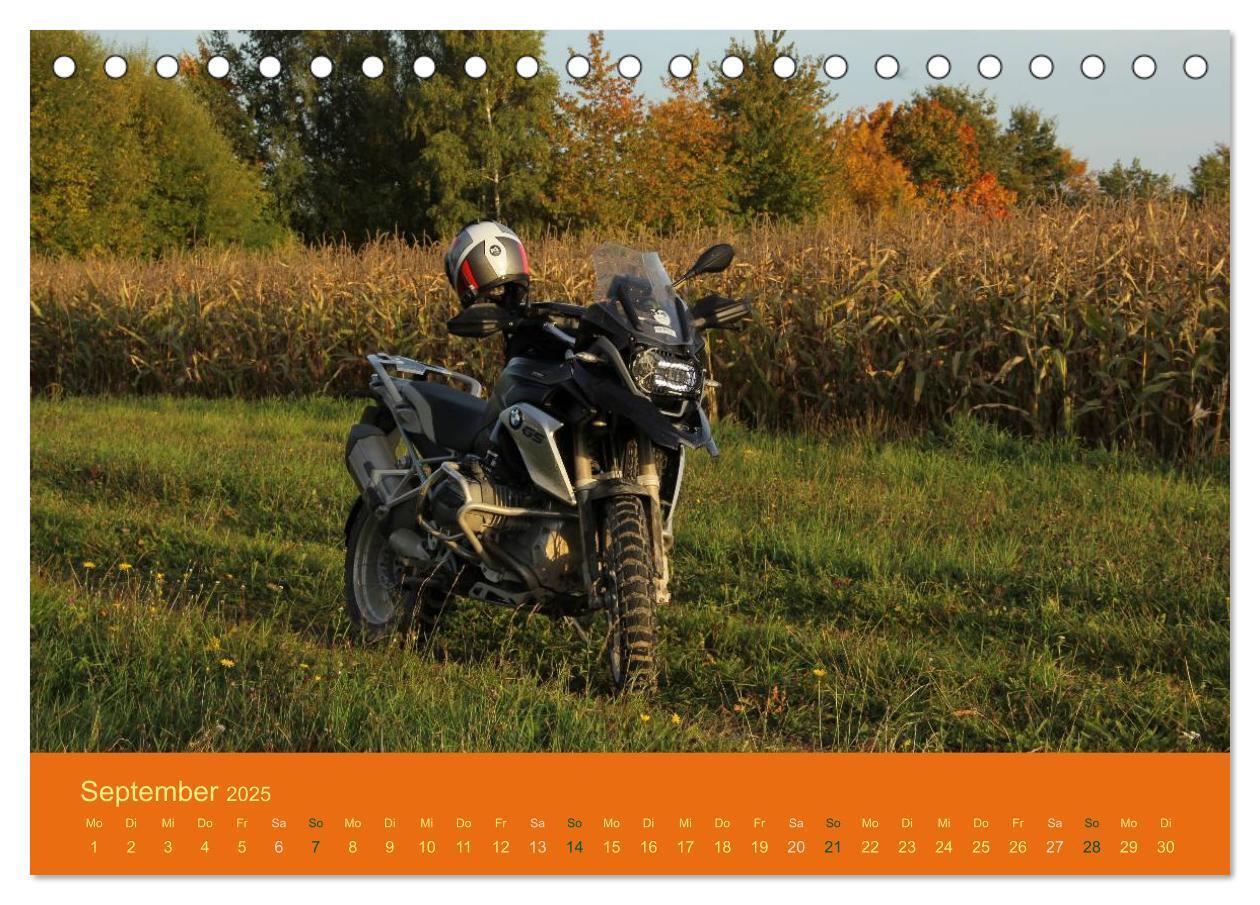 Bild: 9783435520862 | Freude an - Spaß mit der BMW GS (Tischkalender 2025 DIN A5 quer),...