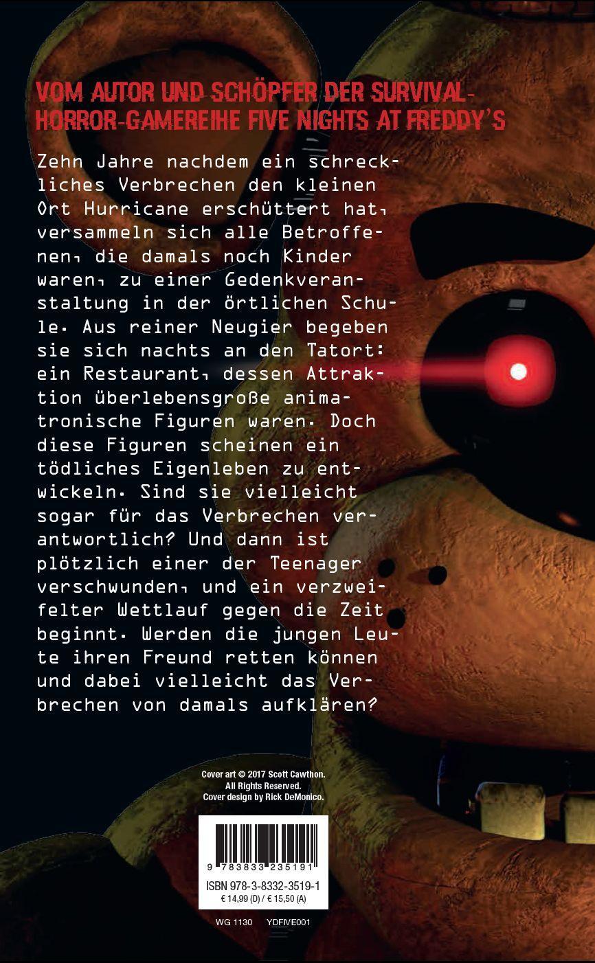 Rückseite: 9783833235191 | Five Nights at Freddy's: Die silbernen Augen | Scott Cawthon (u. a.)