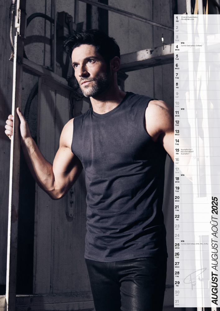 Bild: 9798893610567 | Tom Ellis Kalender 2025 | Der Star aus Lucifer | Kalender | 14 S.