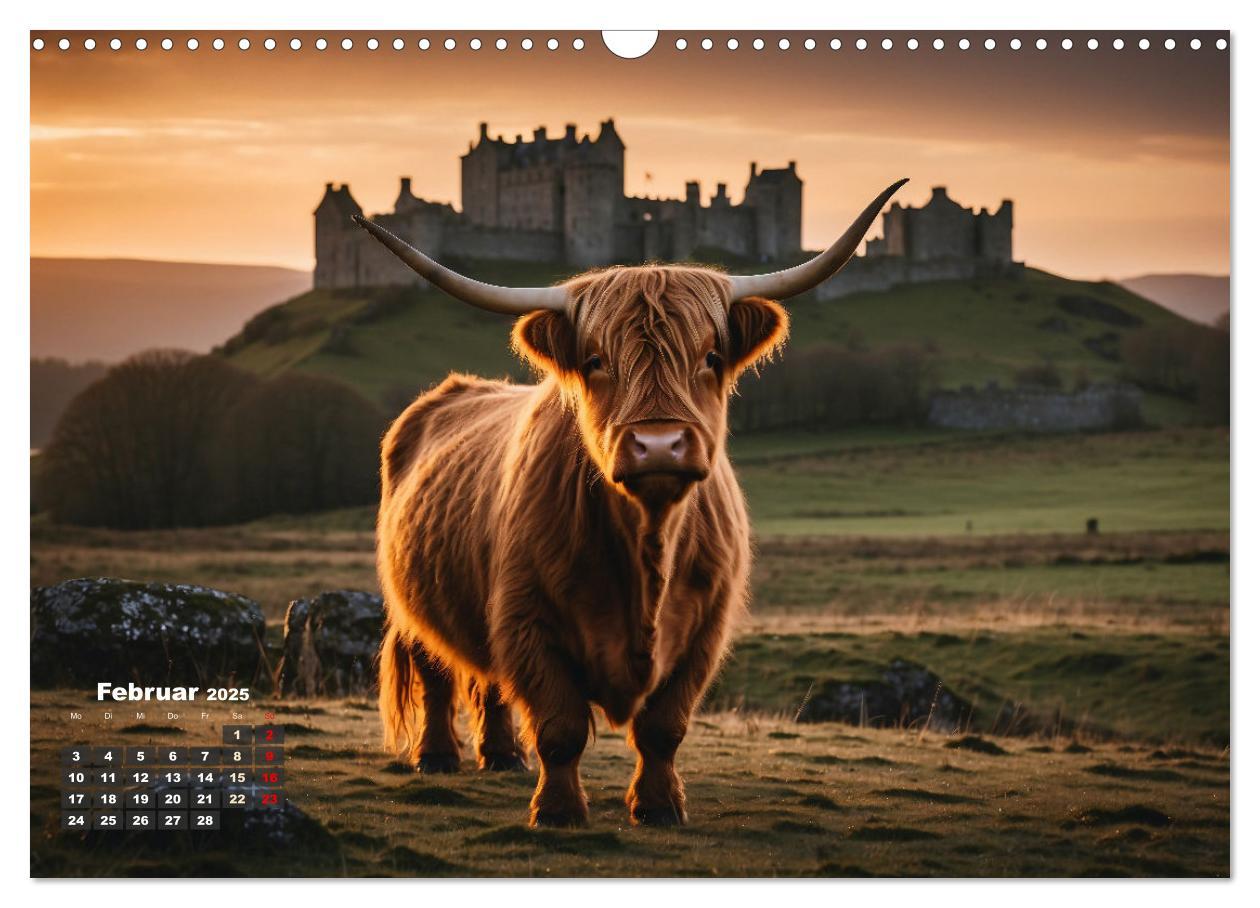 Bild: 9783383840067 | Highland Kühe (Wandkalender 2025 DIN A3 quer), CALVENDO Monatskalender