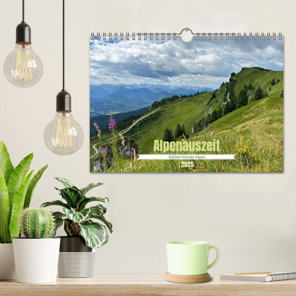 Bild: 9783383851544 | Alpenauszeit - Schöne Orte der Alpen (Wandkalender 2025 DIN A4...