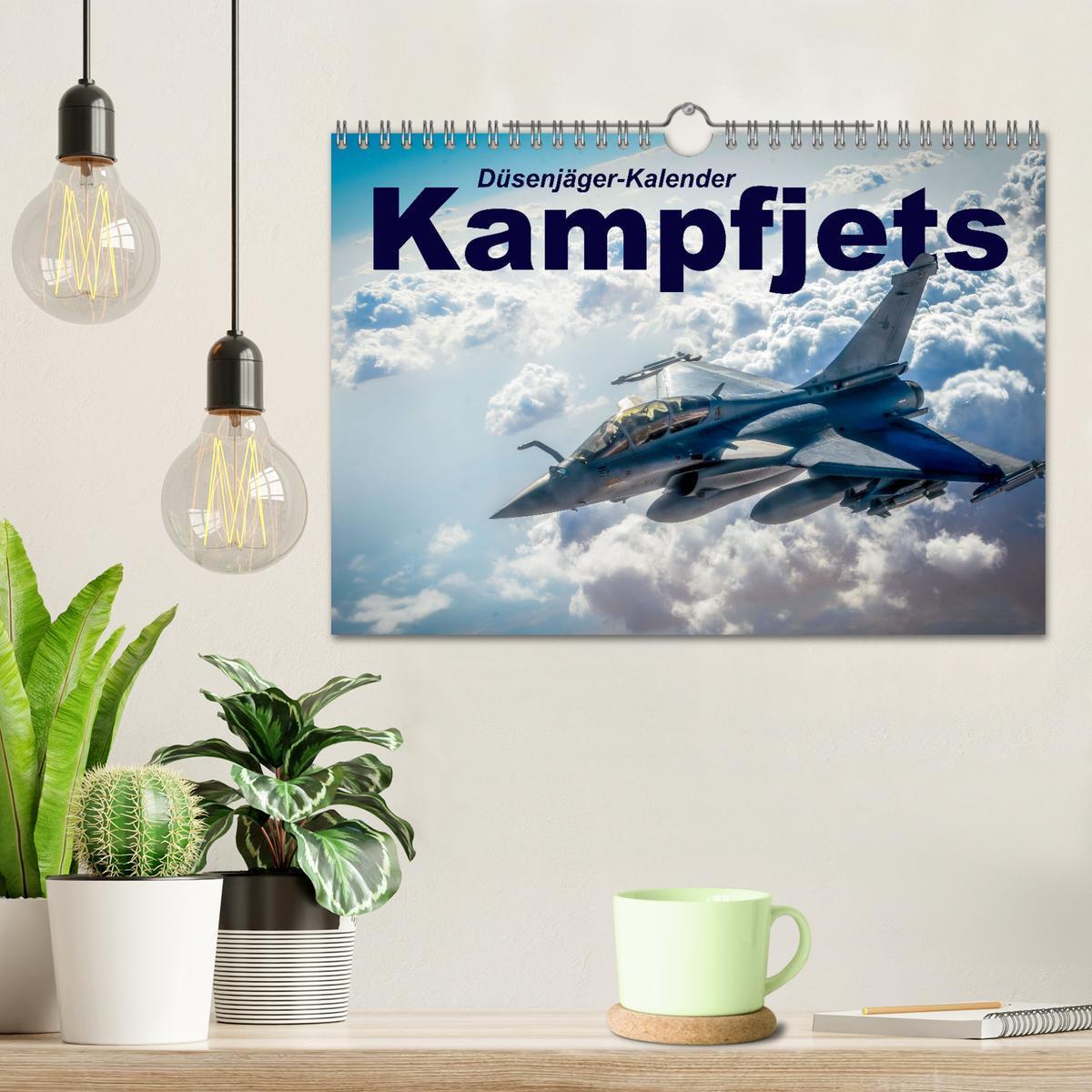 Bild: 9783383918629 | Kampfjets - Düsenjäger-Kalender (Wandkalender 2025 DIN A4 quer),...