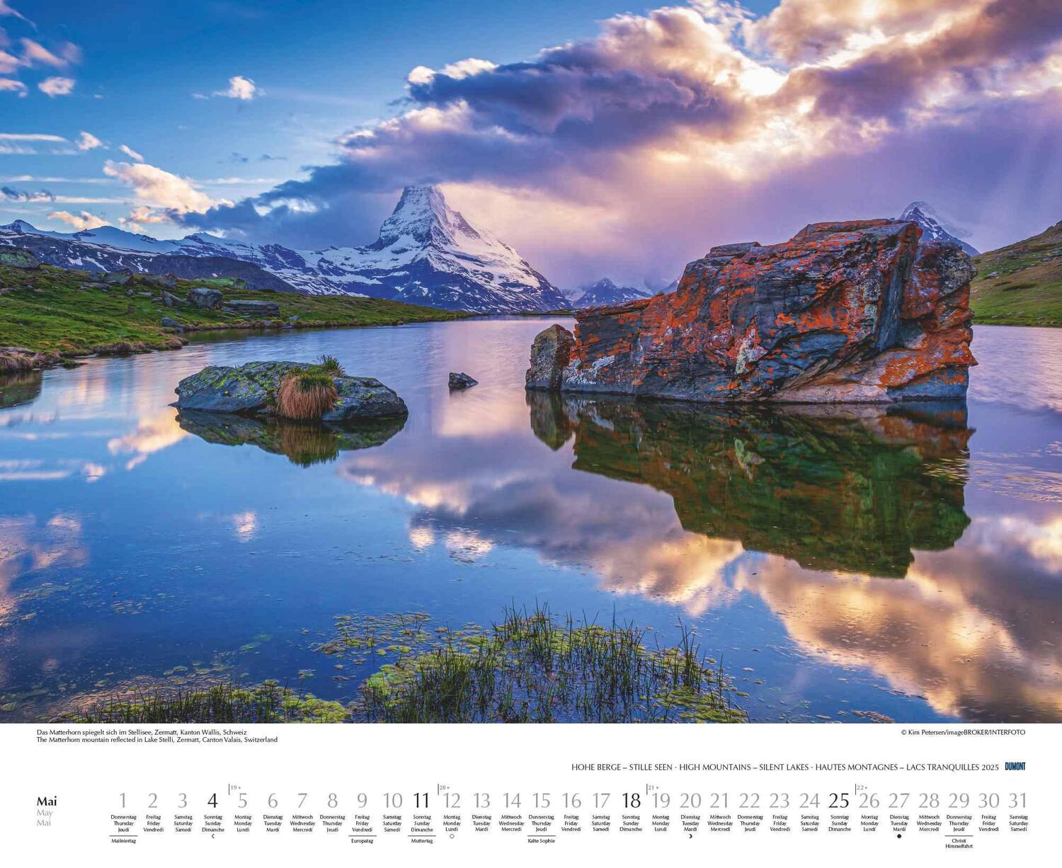 Bild: 4250809653570 | Hohe Berge - Stille Seen 2025 - Wandkalender 52 x 42,5 cm -...