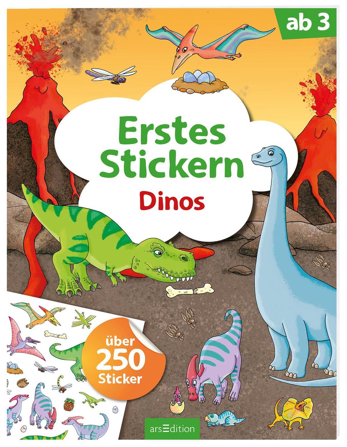 Cover: 9783845821719 | Erstes Stickern Dinos | Über 250 Sticker | Taschenbuch | 24 S. | 2017