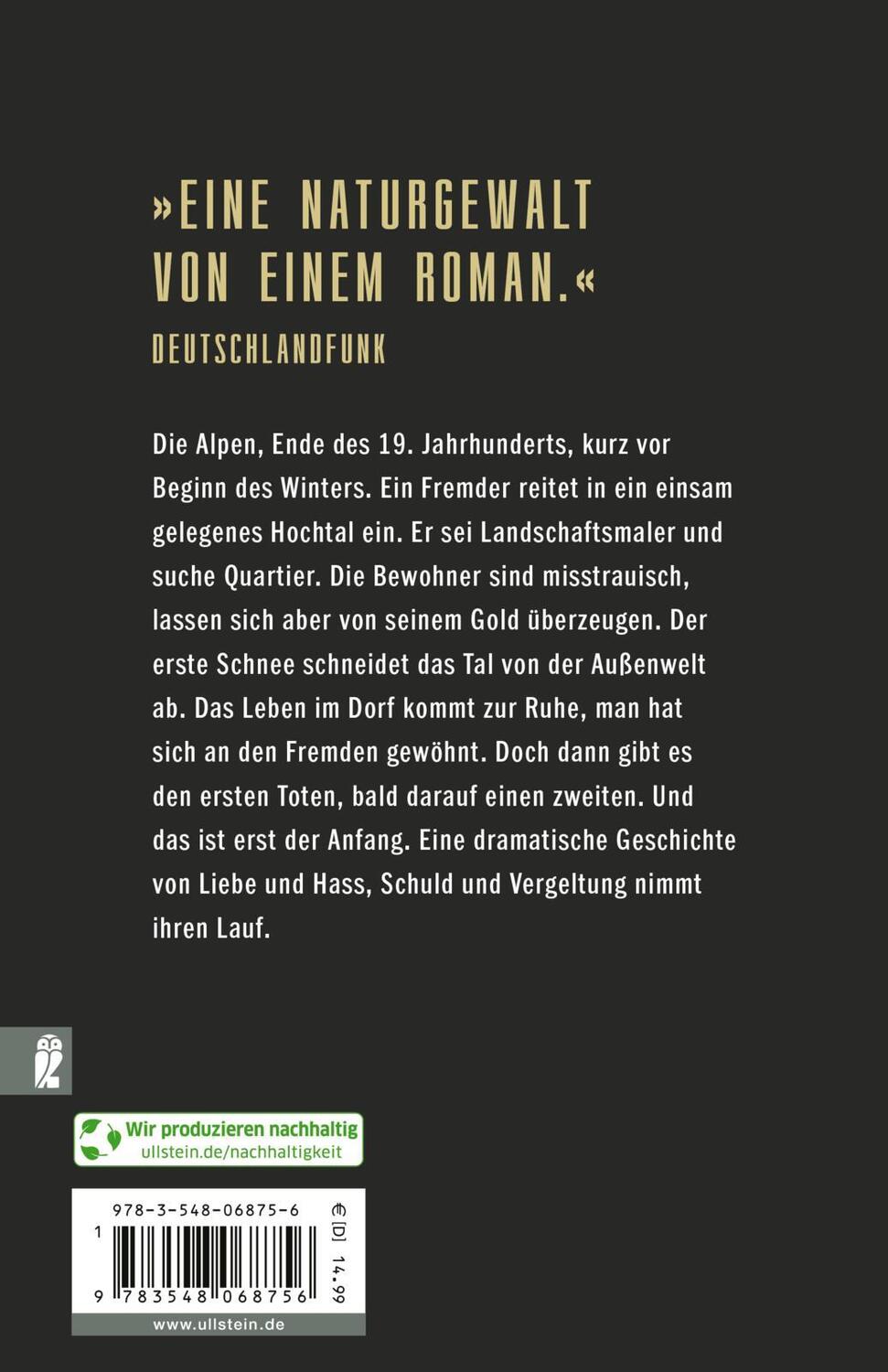 Rückseite: 9783548068756 | Das finstere Tal | Thomas Willmann | Taschenbuch | 320 S. | Deutsch