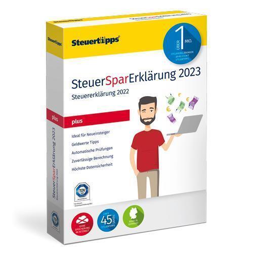 Cover: 9783965332379 | SteuerSparErklärung plus 2023 | CD-ROM | 111 S. | Deutsch | 2022