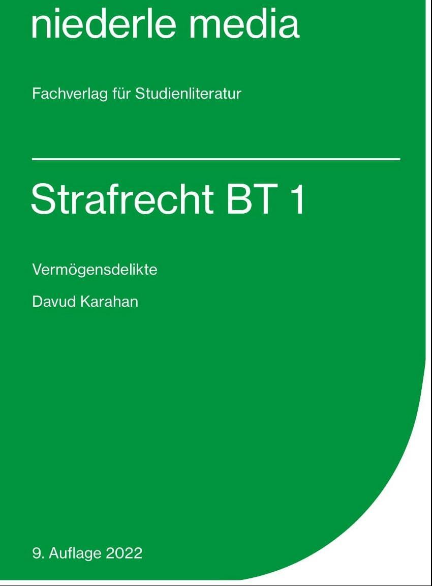 Cover: 9783867240451 | Karteikarten Strafrecht BT 1 | Vermögensdelikte | Davud Karahan | 2008