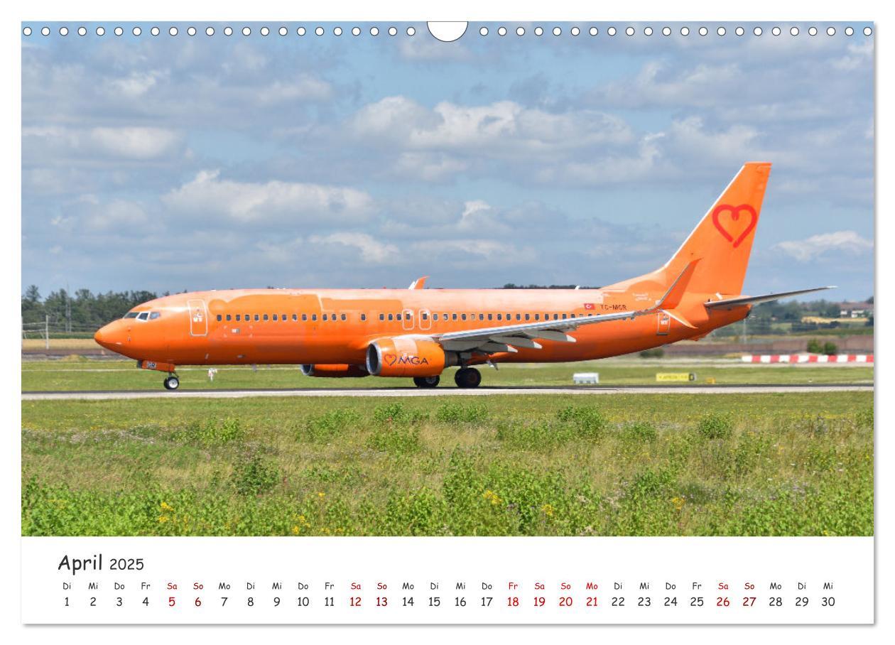 Bild: 9783457220696 | Flugzeuge auf Europas Flughäfen (Wandkalender 2025 DIN A3 quer),...