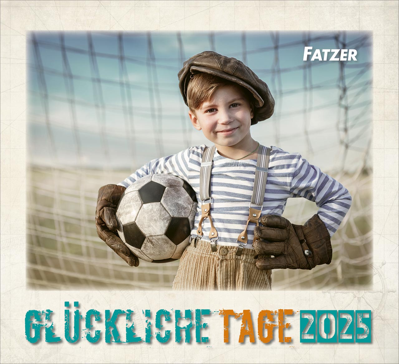 Cover: 9783866037953 | Glückliche Tage 2025 | Maße (B/H): 12,5 x 12 cm, Tischkalender, Fatzer