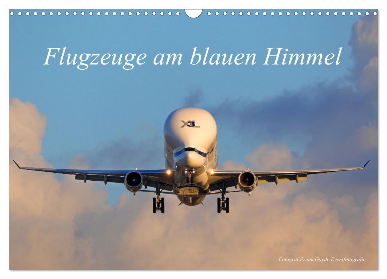 Cover: 9783435070411 | Flugzeuge am blauen Himmel (Wandkalender 2025 DIN A3 quer),...