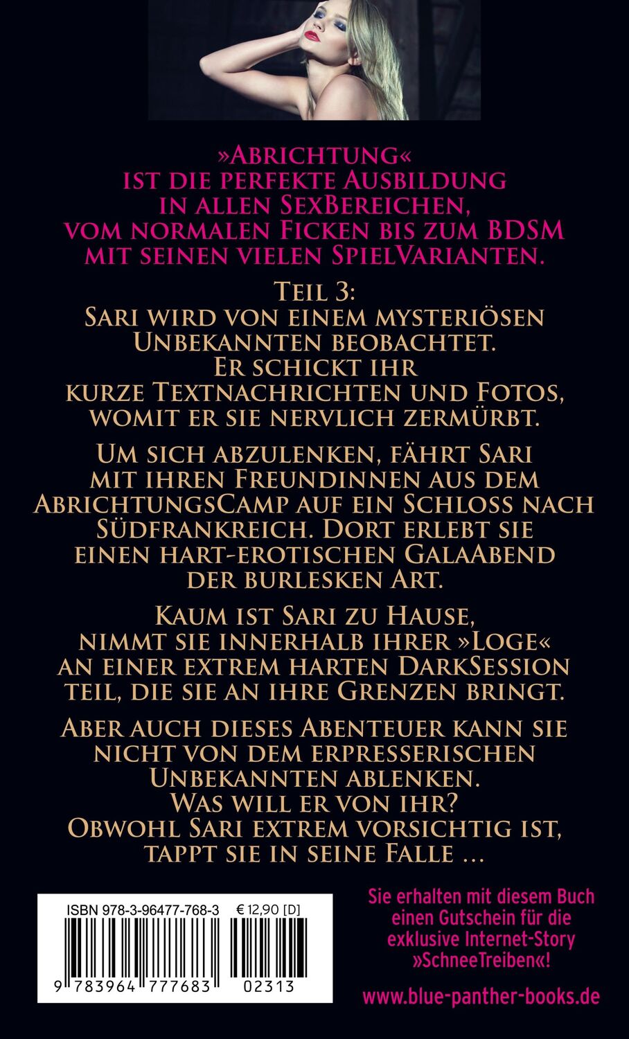 Rückseite: 9783964777683 | Die Abrichtung 3 Erotischer SM-Roman | Alexandra Gehring | Taschenbuch