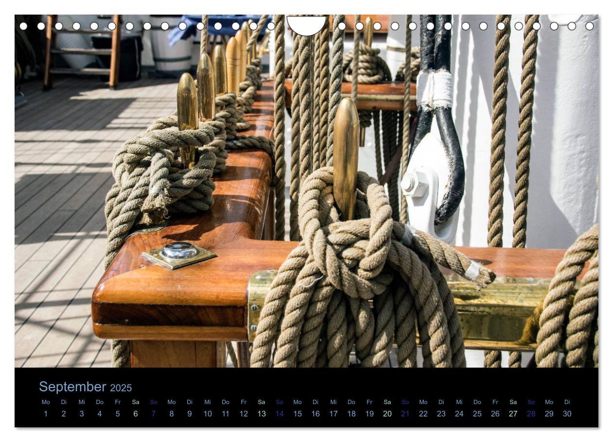 Bild: 9783435572090 | Segelschiffe - Maritime Details (Wandkalender 2025 DIN A4 quer),...