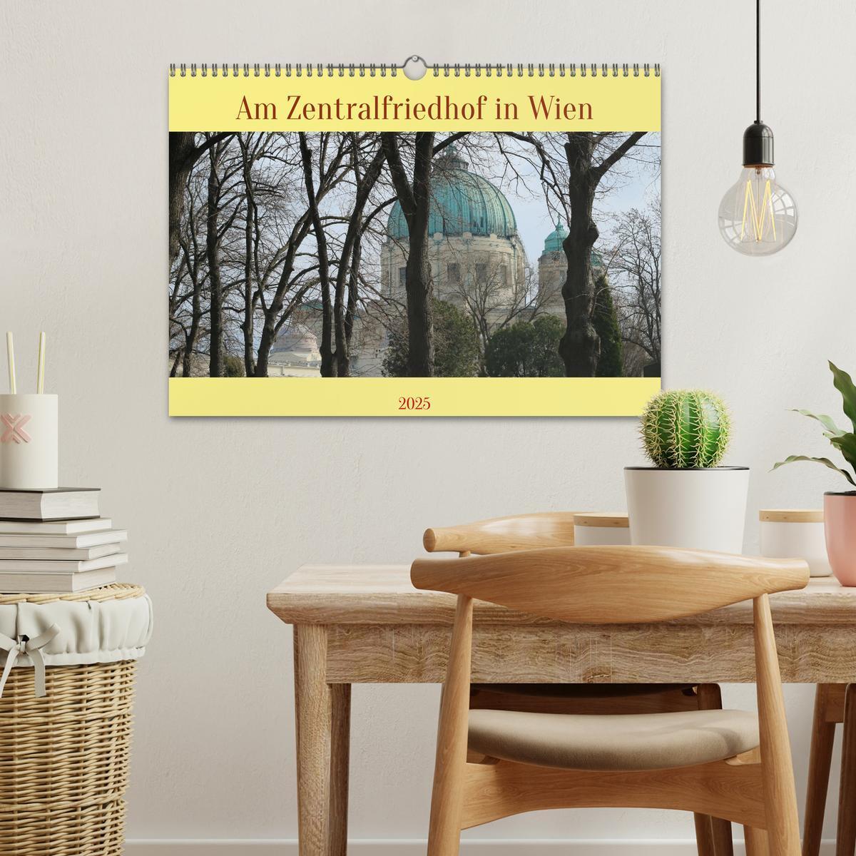 Bild: 9783457205877 | Am Zentralfriedhof in Wien (Wandkalender 2025 DIN A3 quer),...