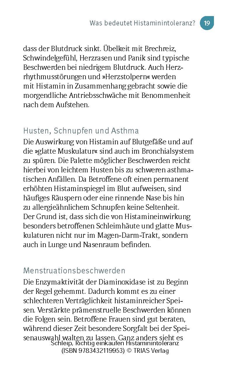 Bild: 9783432119953 | Richtig einkaufen Histamin-Intoleranz | Thilo Schleip | Taschenbuch