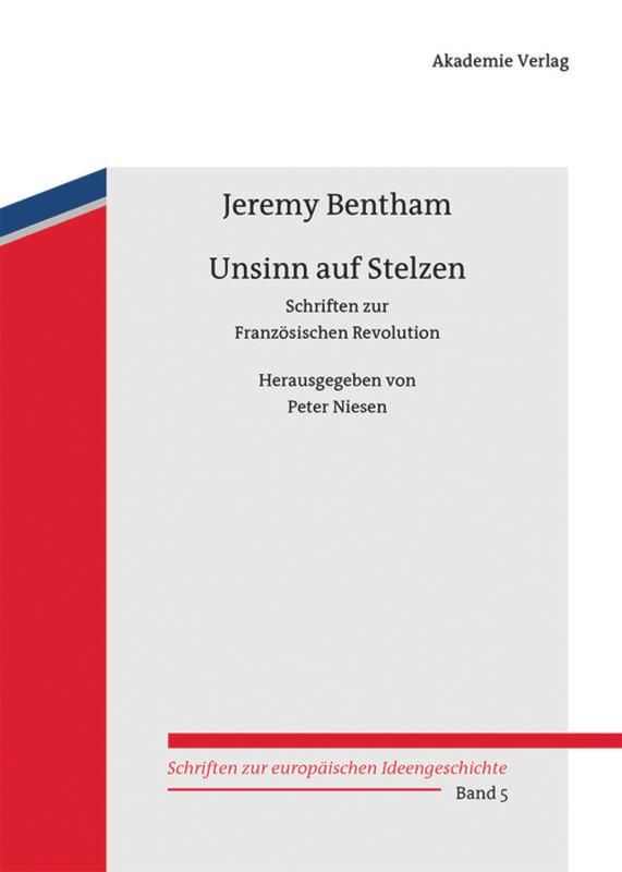 Cover: 9783050050560 | Unsinn auf Stelzen | Jeremy Bentham | Buch | 257 S. | Deutsch | 2013