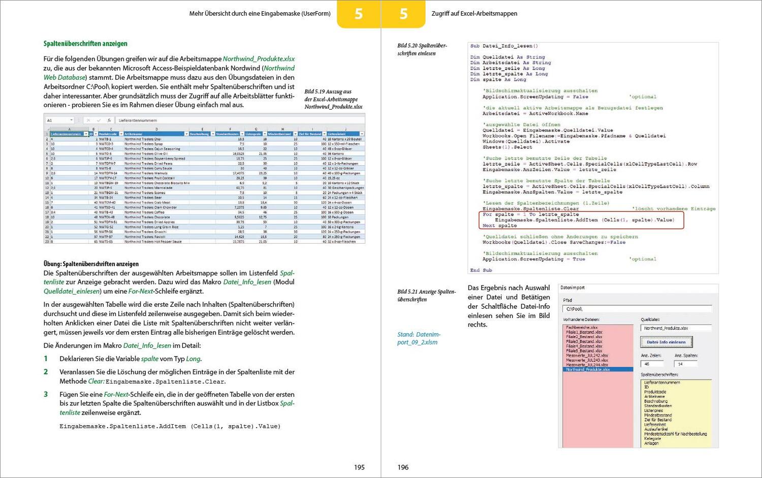 Bild: 9783832803186 | Daten importieren und organisieren mit Excel-VBA | Dieter Klein | Buch