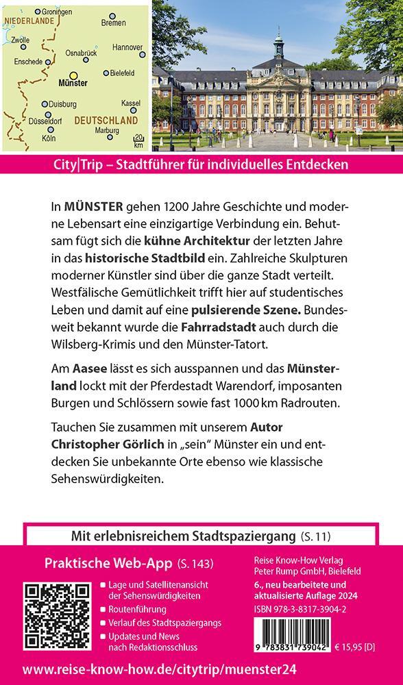 Rückseite: 9783831739042 | Reise Know-How CityTrip Münster | Christopher Görlich | Taschenbuch