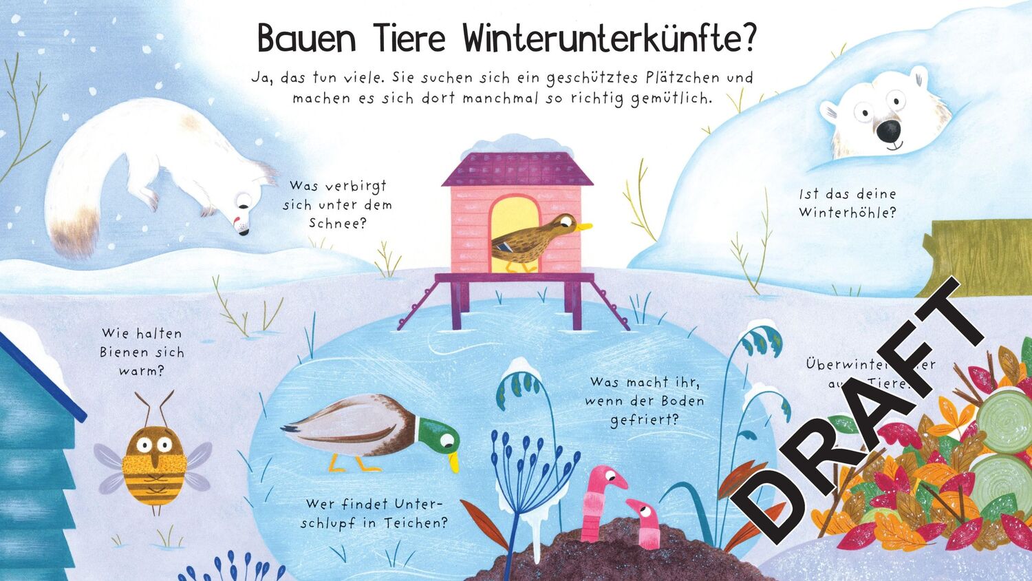 Bild: 9781035700356 | Erstes Aufklappen und Verstehen: Wo sind die Tiere im Winter? | Daynes