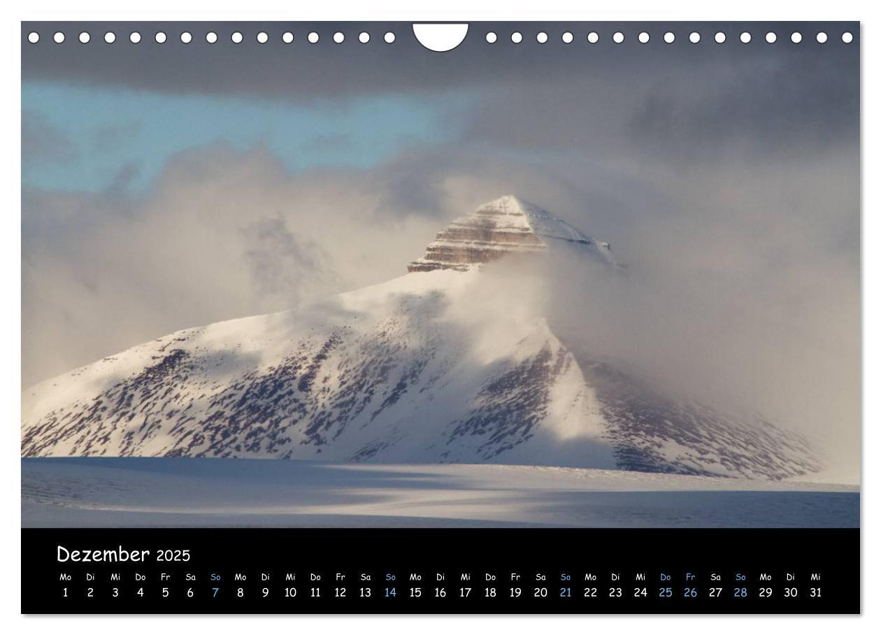 Bild: 9783435774012 | Spitzbergen (Wandkalender 2025 DIN A4 quer), CALVENDO Monatskalender