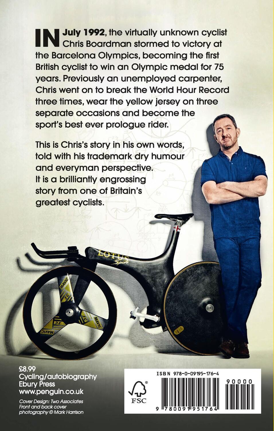 Rückseite: 9780091951764 | Triumphs and Turbulence | My Autobiography | Chris Boardman | Buch