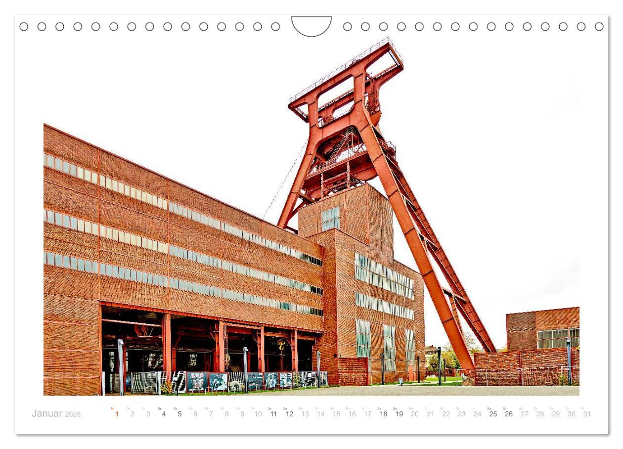 Bild: 9783435758647 | Zeche Zollverein. Weltkulturerbe. (Wandkalender 2025 DIN A4 quer),...