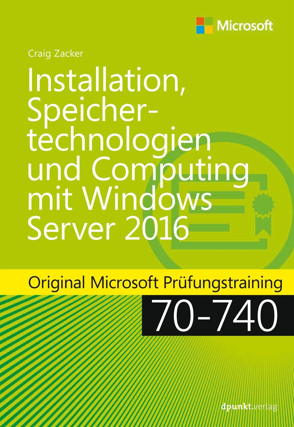 Cover: 9783864904455 | Installation, Speichertechnologien und Computing mit Windows Server...