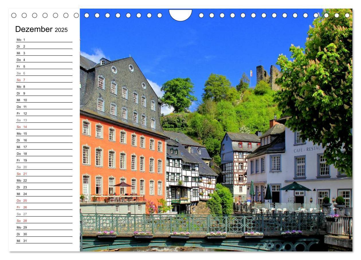 Bild: 9783435543090 | Eine Perle in der Eifel - Monschau (Wandkalender 2025 DIN A4 quer),...