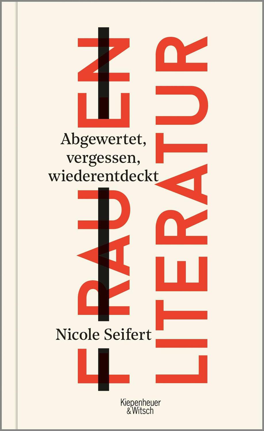 Cover: 9783462002362 | FRAUEN LITERATUR | Abgewertet, vergessen, wiederentdeckt | Seifert