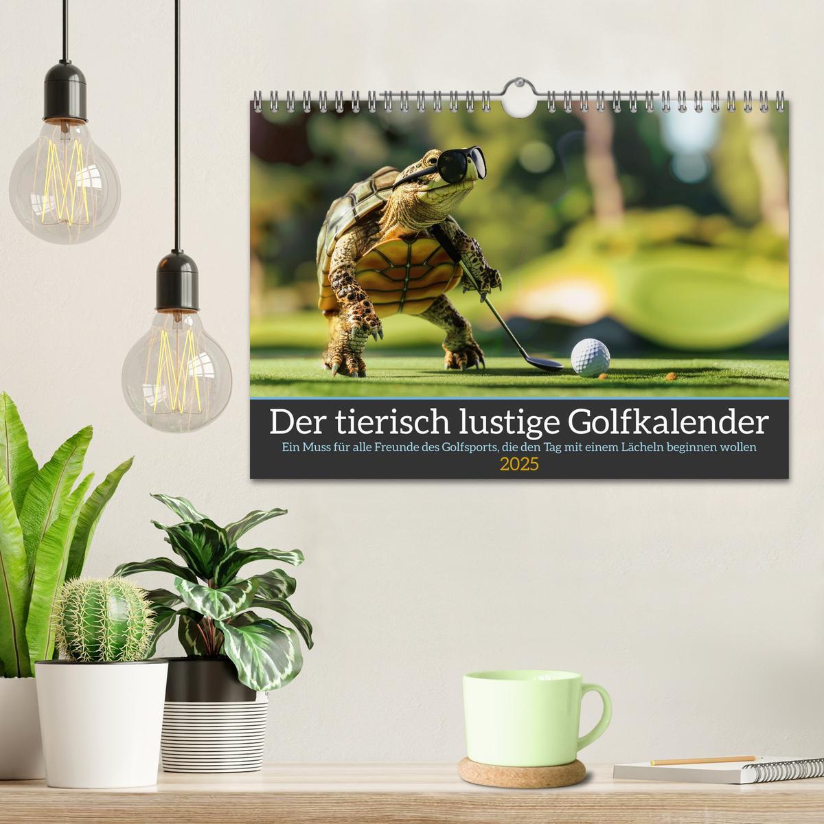 Bild: 9783457155486 | Der tierisch lustige Golfkalender (Wandkalender 2025 DIN A4 quer),...