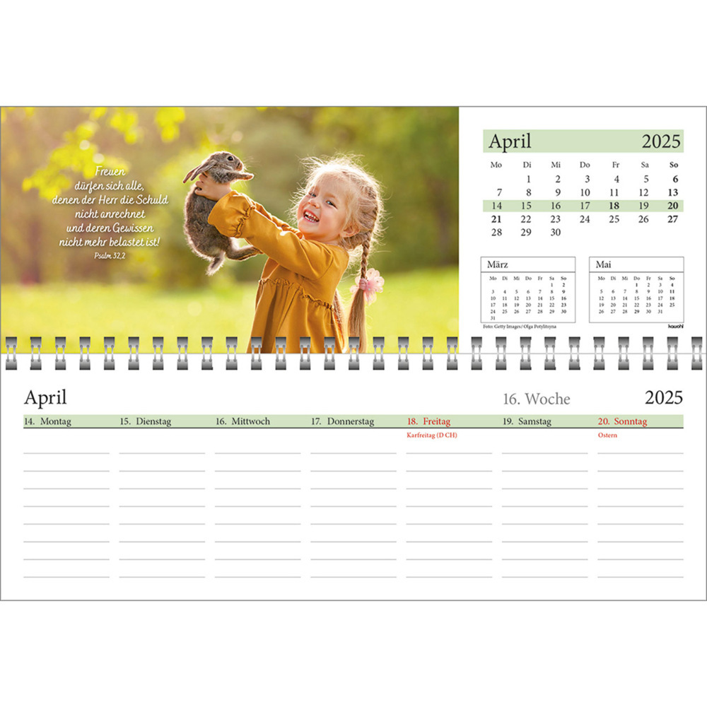 Bild: 9783754825457 | In deine Hand leg ich den Tag 2025 | Wochen-Tischkalender | Kalender