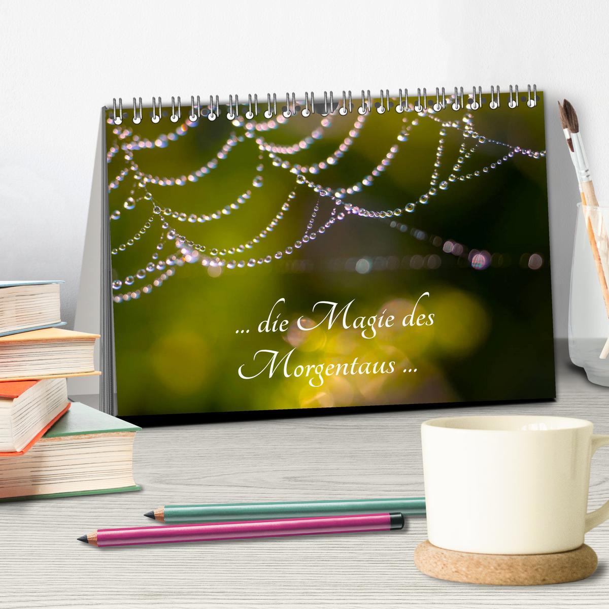 Bild: 9783435200443 | ... die Magie des Morgentaus ... (Tischkalender 2025 DIN A5 quer),...