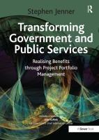 Cover: 9781032838465 | Transforming Government and Public Services | Stephen Jenner | Buch