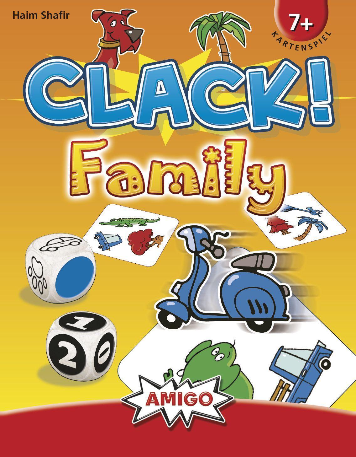 Cover: 4007396021042 | Clack! Family | AMIGO Spiel Freizeit | Spiel | Brettspiel | 02104