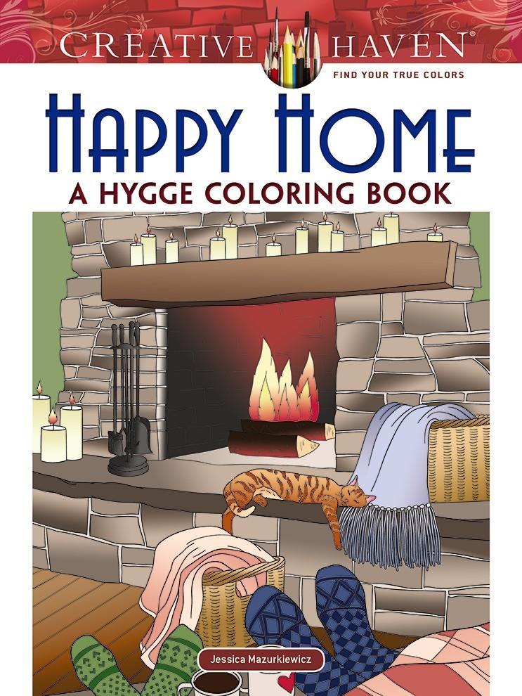 Cover: 9780486821634 | Creative Haven Happy Home | A Hygge Coloring Book | Mazurkiewicz