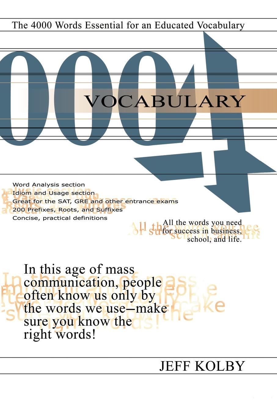 Cover: 9781889057569 | Vocabulary 4000 | The 4000 Words Essential for an Educated Vocabulary