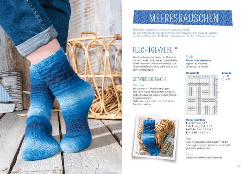 Bild: 9783841066022 | Woolly Hugs Socken stricken mit Super-Ferse | 24 Gute-Laune-Modelle