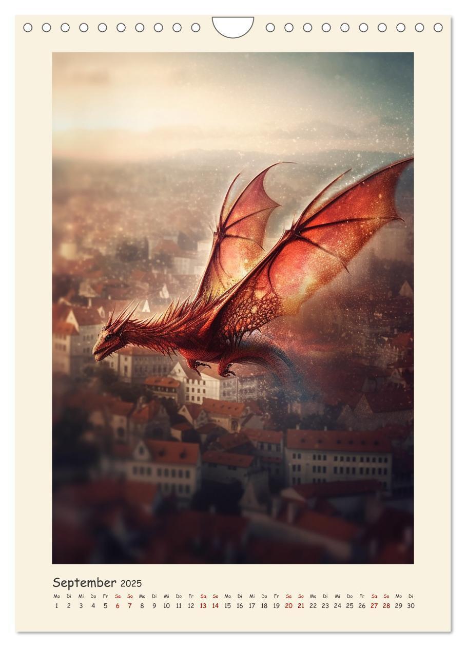 Bild: 9783435854592 | Malerische Drachen (Wandkalender 2025 DIN A4 hoch), CALVENDO...