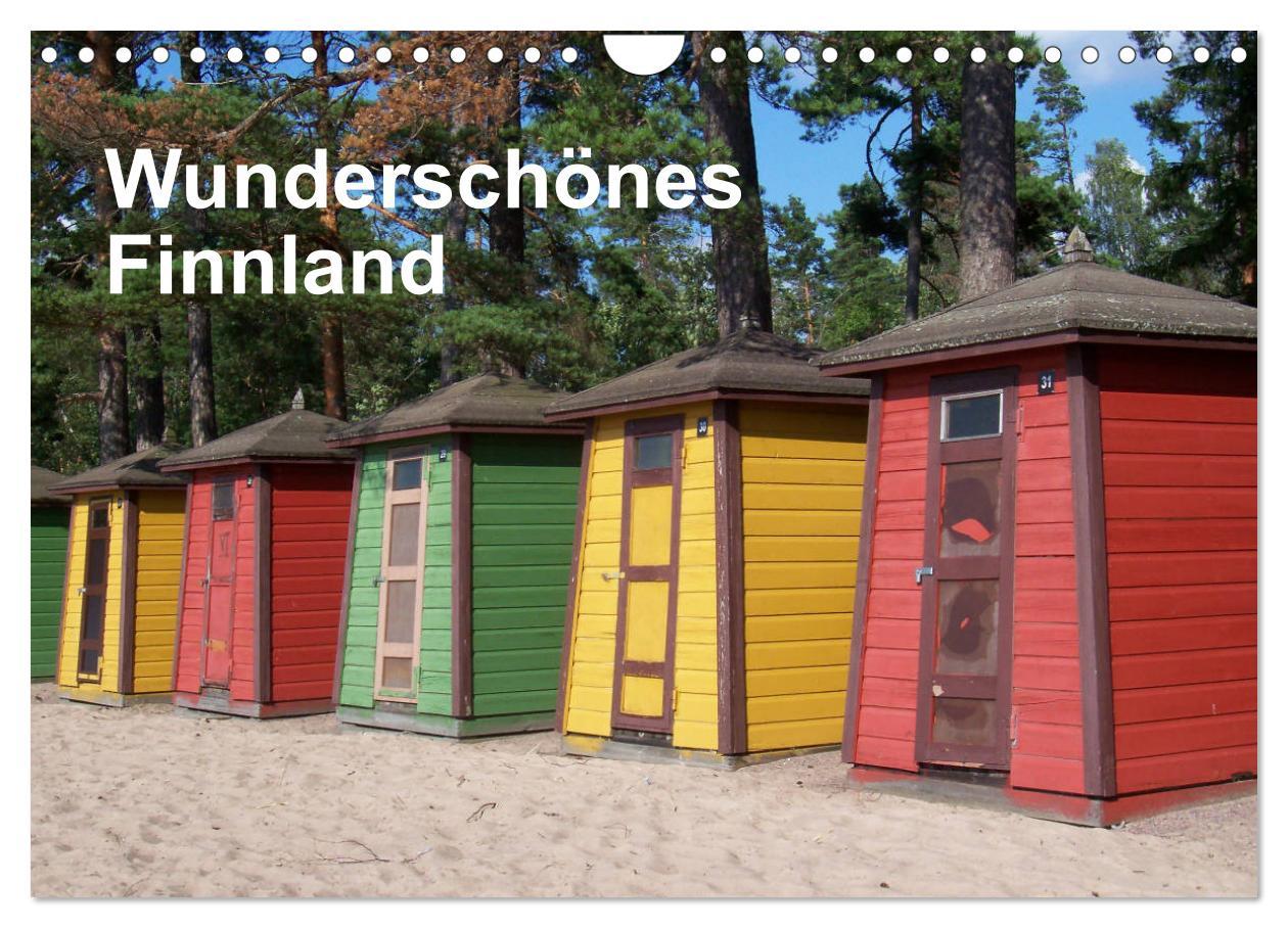 Cover: 9783435648573 | Wunderschönes Finnland (Wandkalender 2025 DIN A4 quer), CALVENDO...