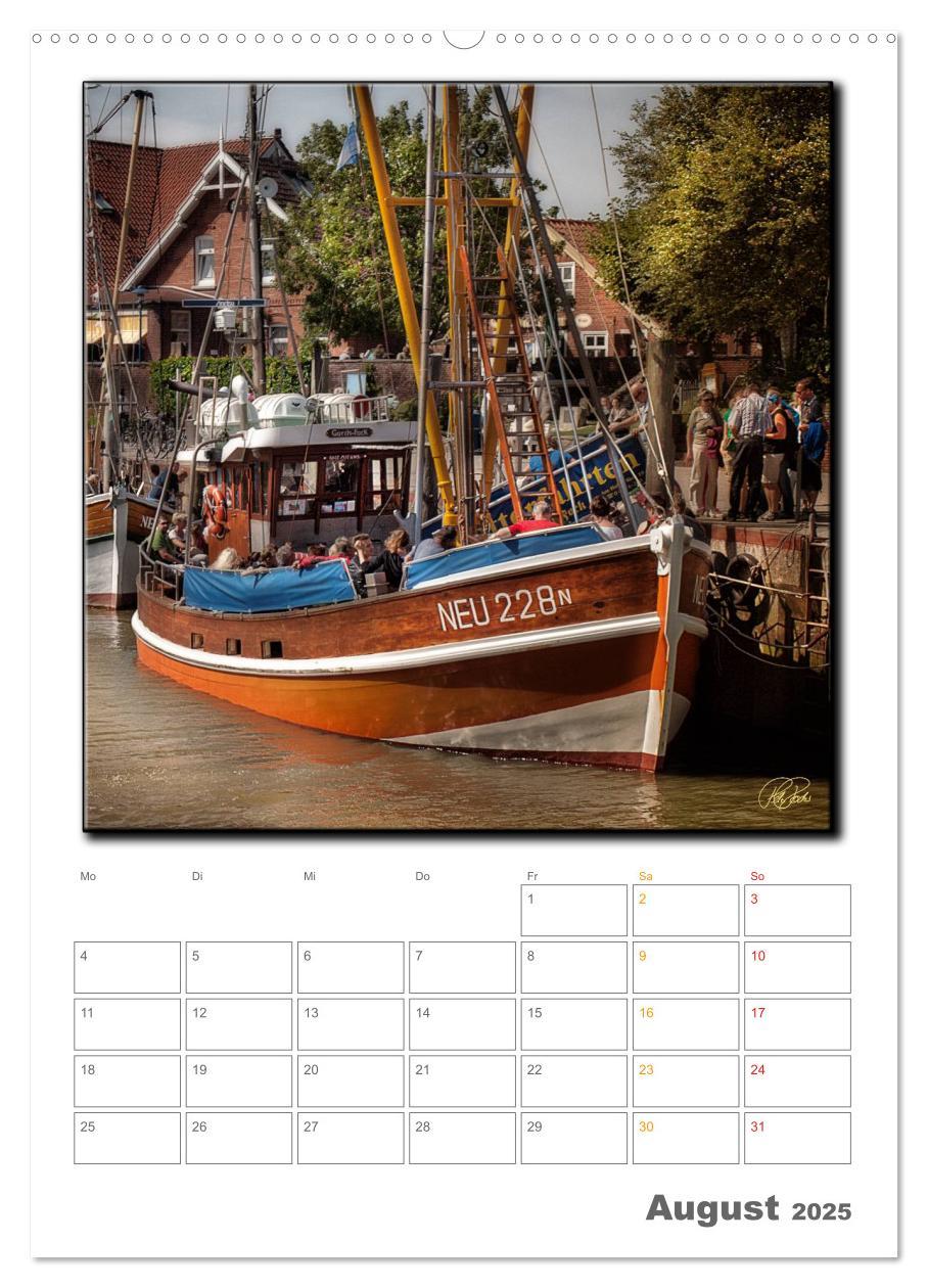 Bild: 9783457049457 | Ostfriesland - Hafen Neuharlingersiel (Wandkalender 2025 DIN A2...