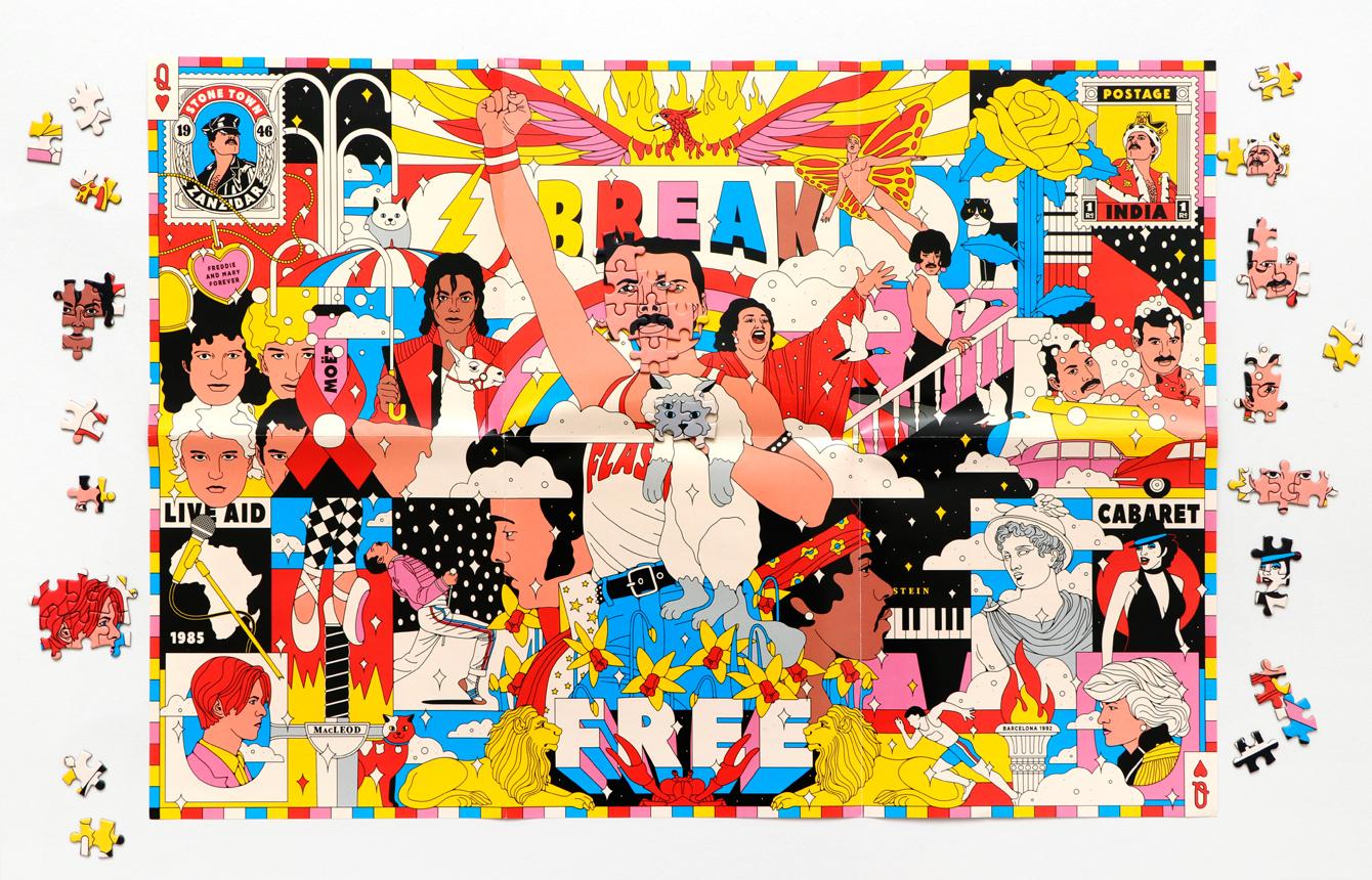 Bild: 9783962442552 | Die Welt des Freddie Mercury | Ein Puzzle | Timba Smits | Spiel | 2022