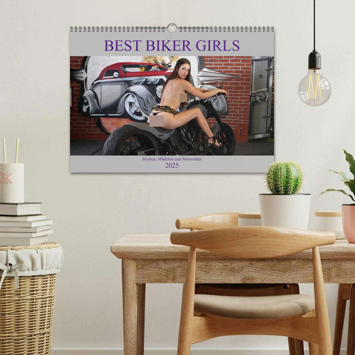 Bild: 9783435385133 | Best Biker Girls (Wandkalender 2025 DIN A3 quer), CALVENDO...