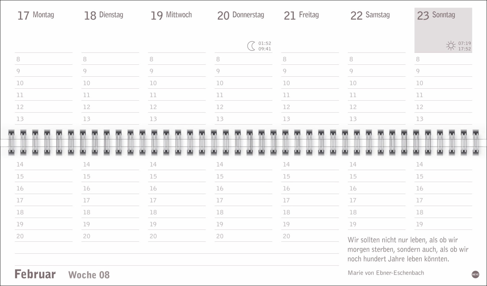 Bild: 9783756406487 | Großdruck Wochenquerplaner 2025 | Kalender | Spiralbindung | 128 S.