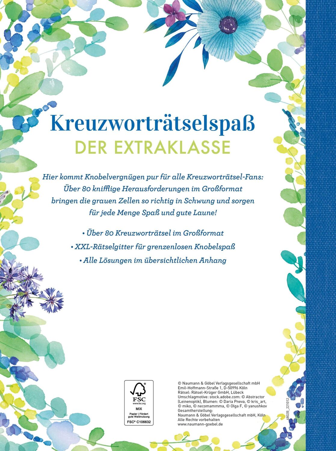 Rückseite: 9783625193869 | Kreuzworträtsel | Taschenbuch | 96 S. | Deutsch | 2023