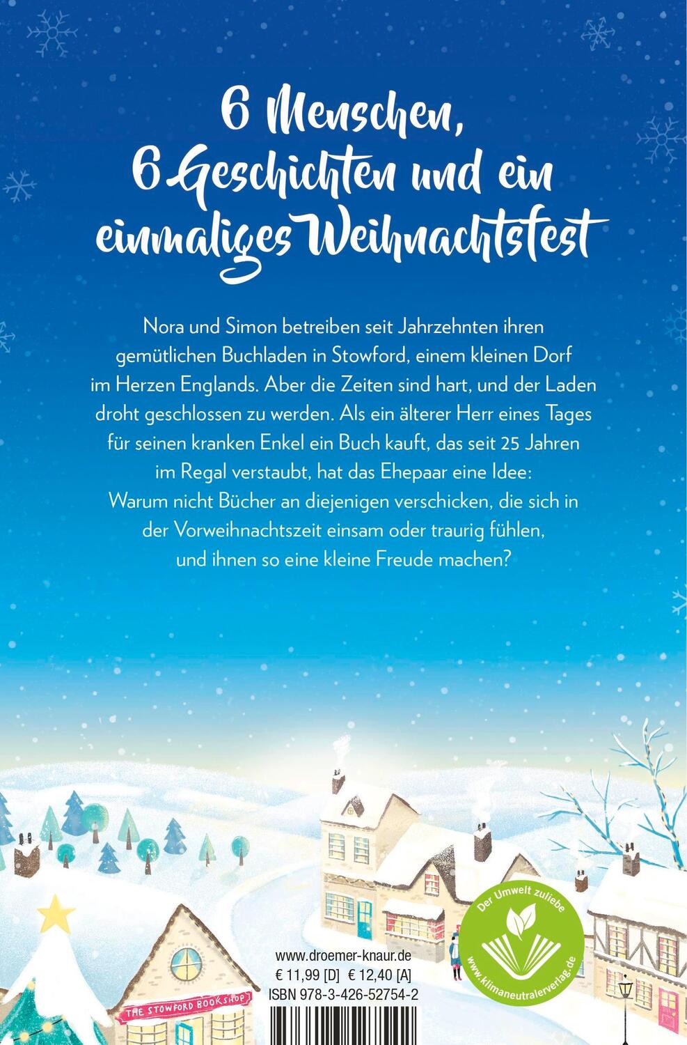 Rückseite: 9783426527542 | Das Weihnachtswunder von Stowford | Roman | Anne Marie Ryan | Buch