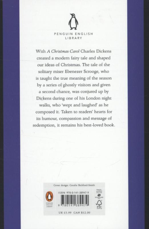 Rückseite: 9780141389479 | A Christmas Carol | Charles Dickens | Taschenbuch | 112 S. | Englisch